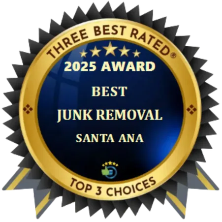 Three Best Rated 2025 award for Best Junk Removal in Santa Ana