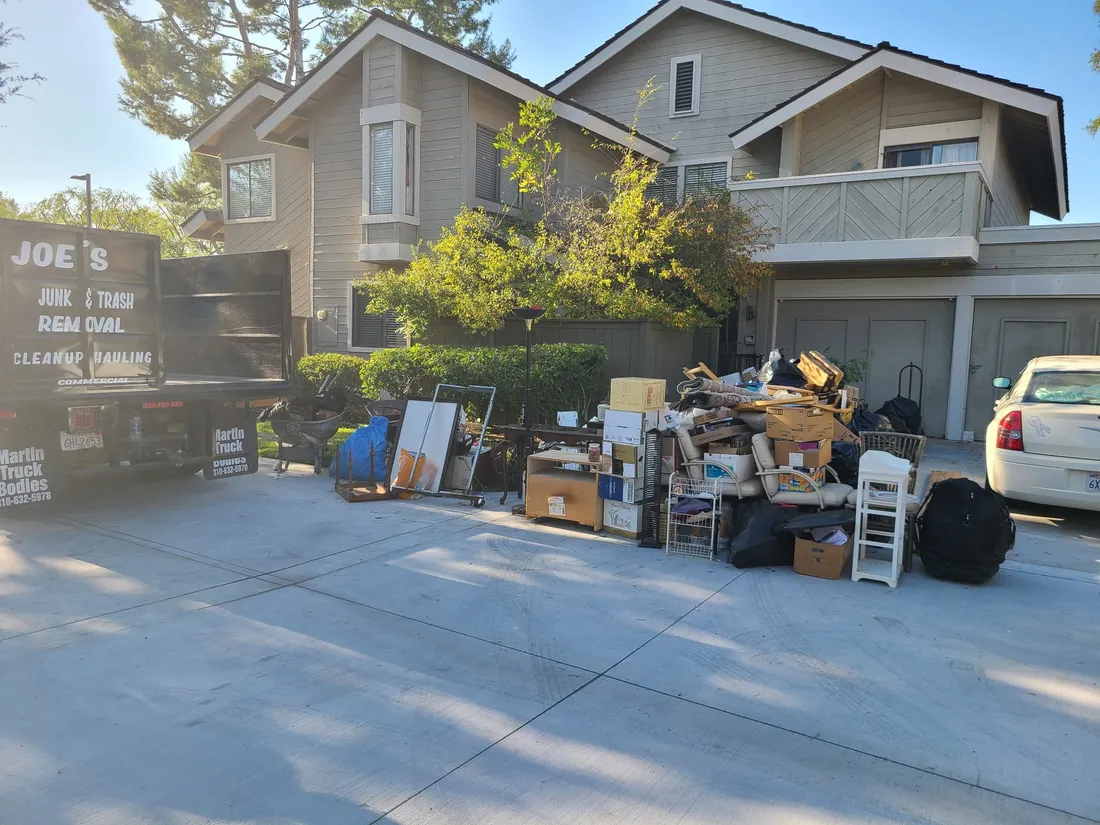 Estate cleanout Orange, CA, a full property cleared by Joe's Junk and Trash Removal